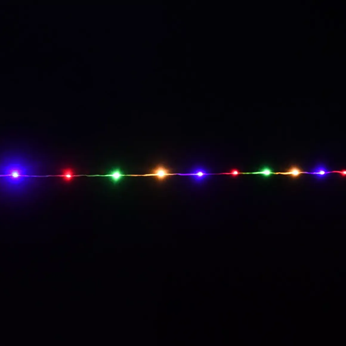 Ghirlanda luminosa Micro LED 10 m Multicolore 100 LED bianco caldo e bianco freddo CV