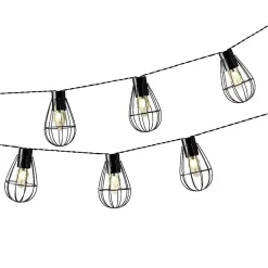 Ghirlanda luminosa solare Gabbia 3,5 m - Bianco caldo 8 LED