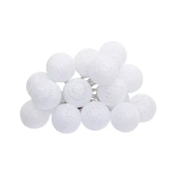 Ghirlanda Maribel Bianco 16 palline