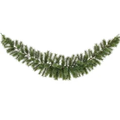 Ghirlanda per albero di Natale (180 cm - D33) Stockholm Verde con rifiniture perlate