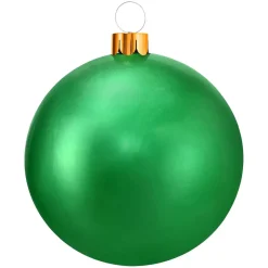 Grande pallina di Natale gonfiabile D65 cm Verde