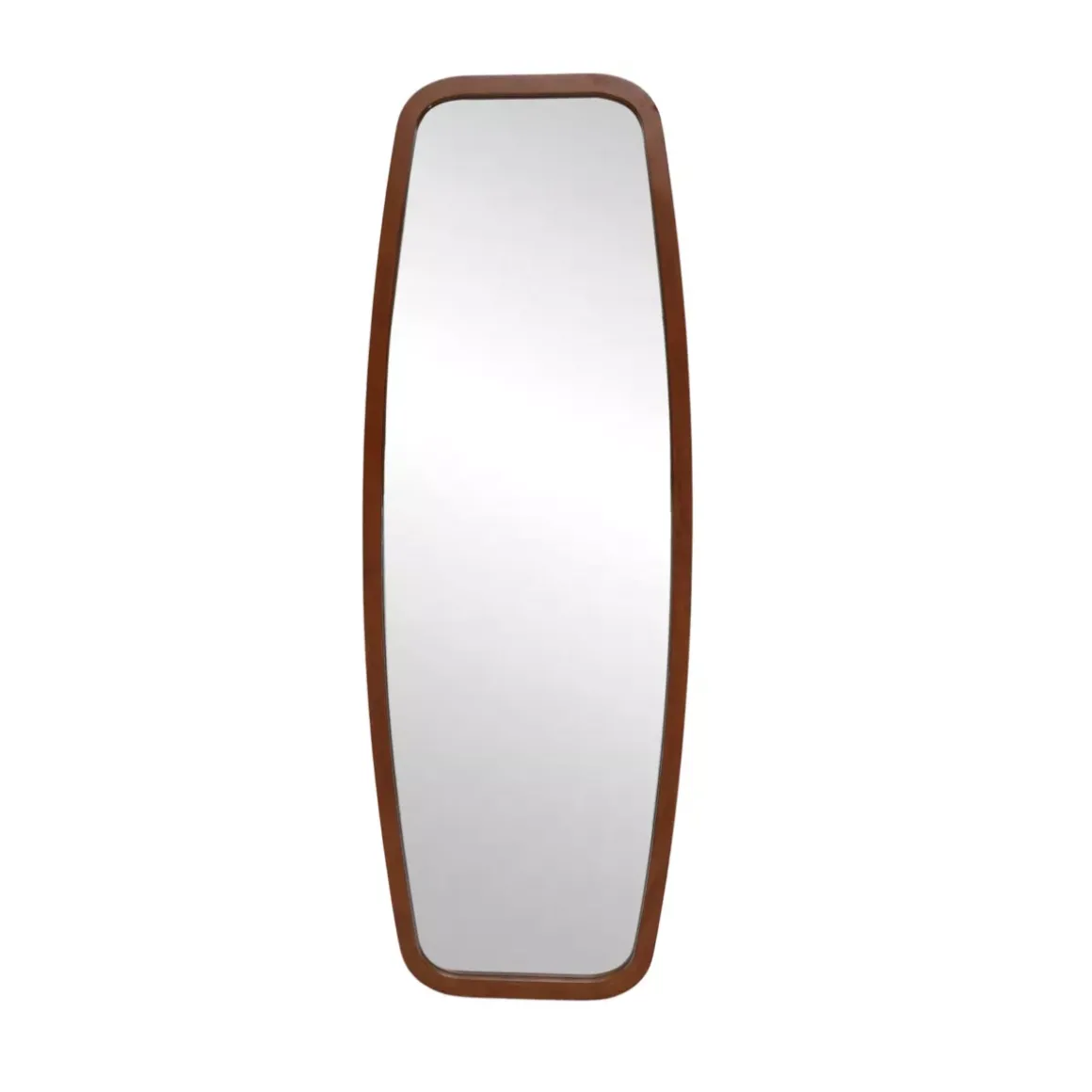 Grande specchio da parete con cornice in legno (170 cm) Amarino Marrone