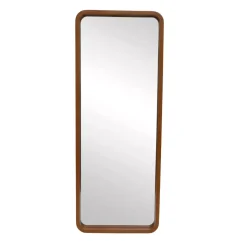 Grande specchio da parete con cornice in legno (173 cm) Ibanez Marrone