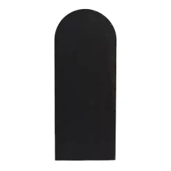 Grande specchio da parete in metallo (H173 cm) Industriale Nero