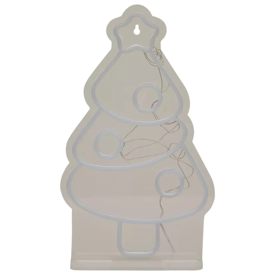 Insegna luminosa USB (H40 cm) Neon Albero di Natale Multicolore