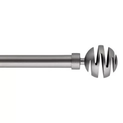 Kit asta appendiabiti estensibile (L140 - L260 cm / D19 mm) Villalouise cemento Tende : Bastoni, Aste E Supporti