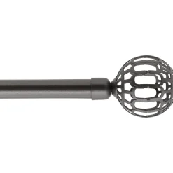 Best Kit asta per tenda estensibile (L120 - L210 cm / D19 mm) Facette cemento Asta A Soffitto
