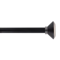 Discount Kit asta tenda estensibile (L210 - L380 cm / D19 mm) Coni e Nero Tende : Bastoni, Aste E Supporti