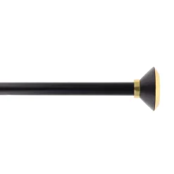 Kit asta tenda estensibile (L120 - L210 cm / D19 mm) Coni e Nero Tende : Bastoni, Aste E Supporti