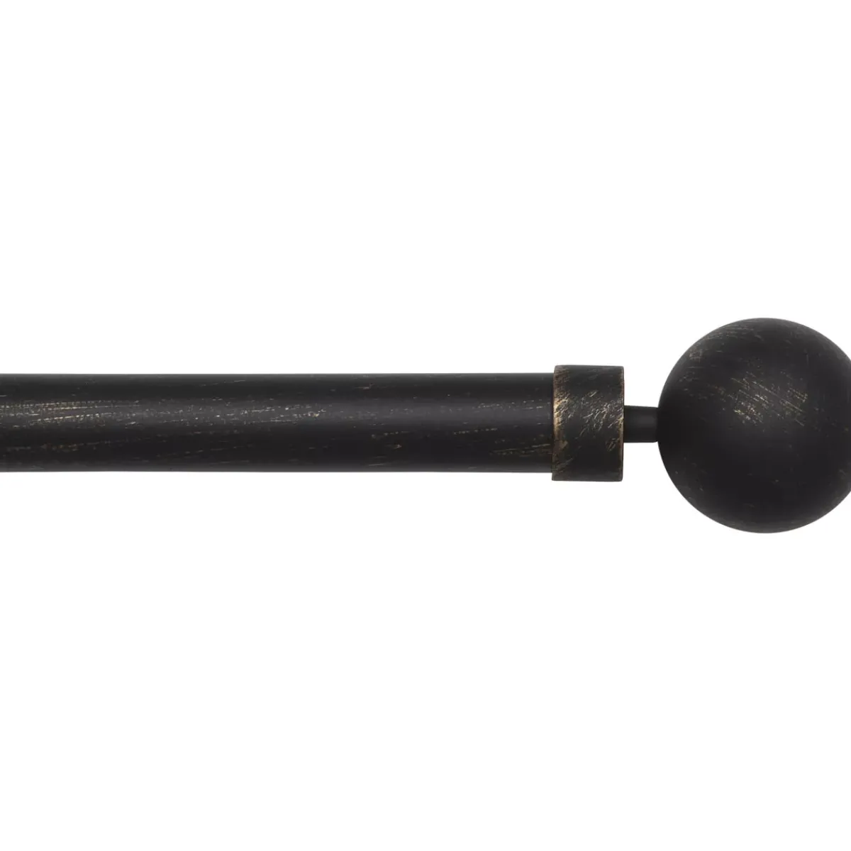 Best Kit di asta per tenda estensibile (L210 - L380 cm / D28 mm) Gaïa Nero e Tende : Bastoni, Aste E Supporti|Asta A Soffitto