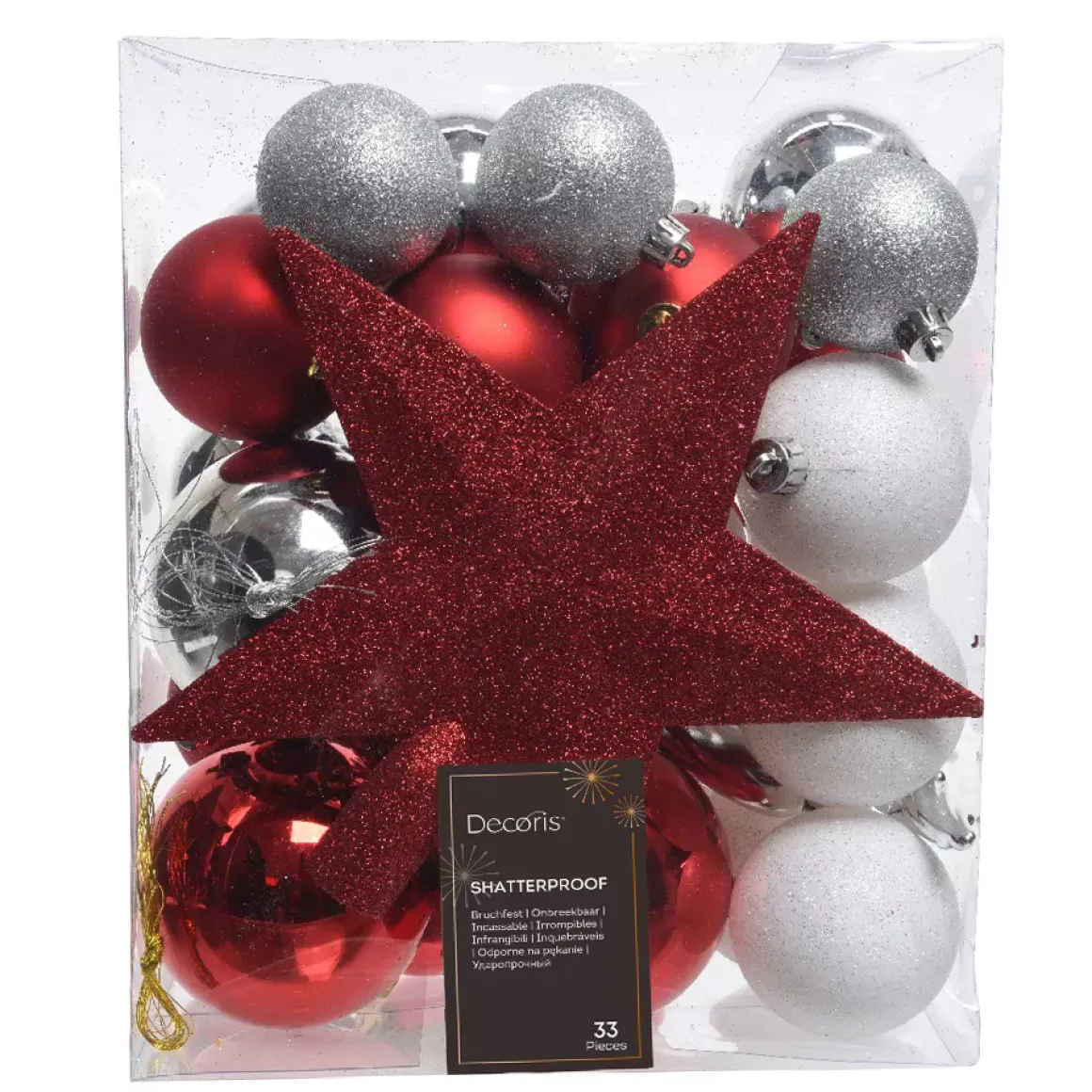 Kit di decorazioni di Natale Novae mix Bianco / Rosso