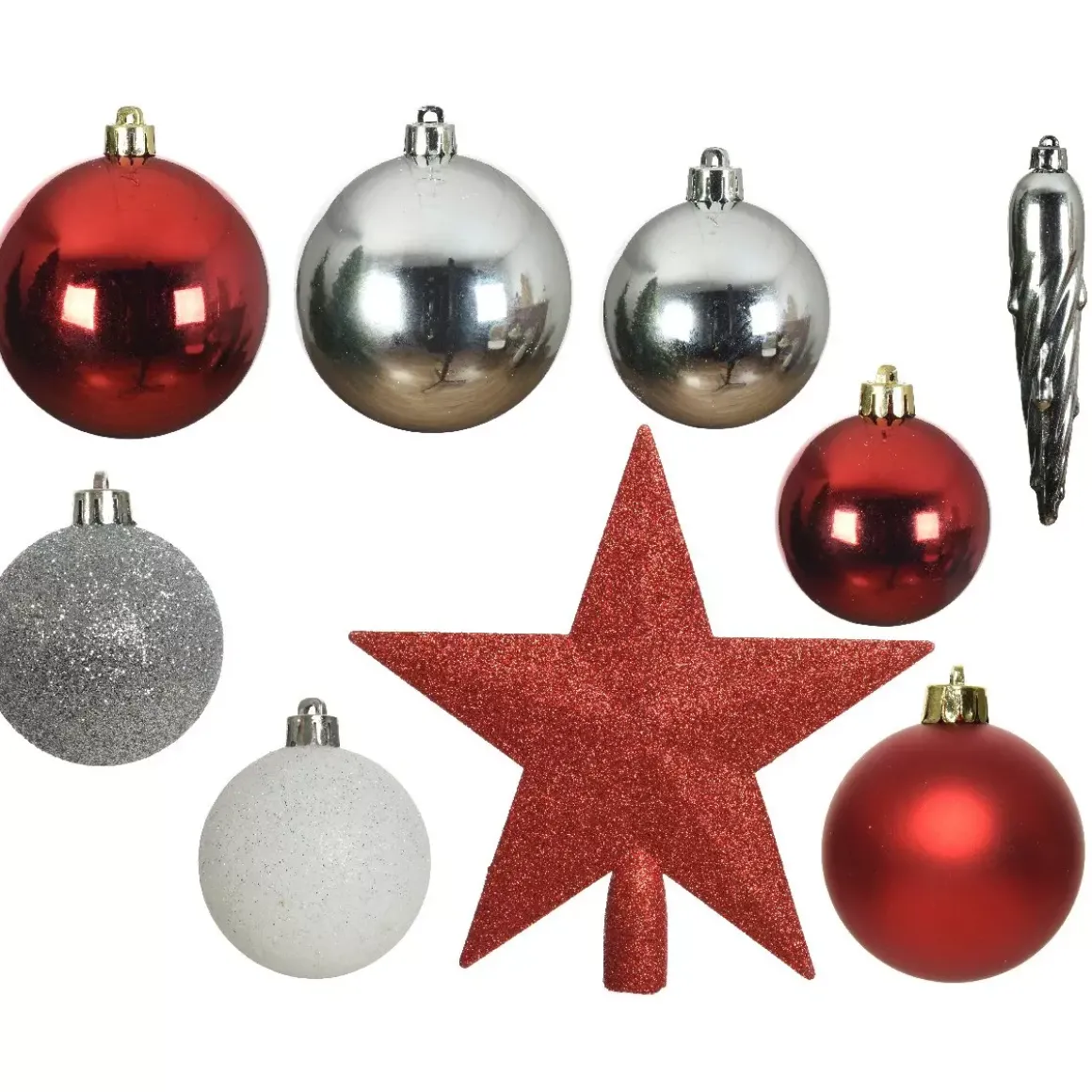 Kit di decorazioni di Natale Novae mix Bianco / Rosso
