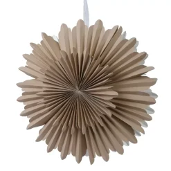 Lampada a sospensione carta Origami (D60 cm) Fiocco Sabbia