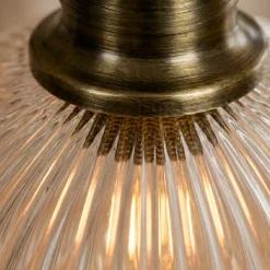 Lampada a sospensione in vetro (D30 cm) Velden Trasparente
