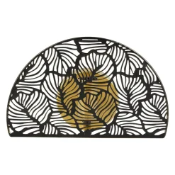 Lampada da parete in metallo (24 x 15,5 cm) Calathea Nera