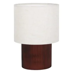 Lampada da tavolo (22 cm) Teca Marrone