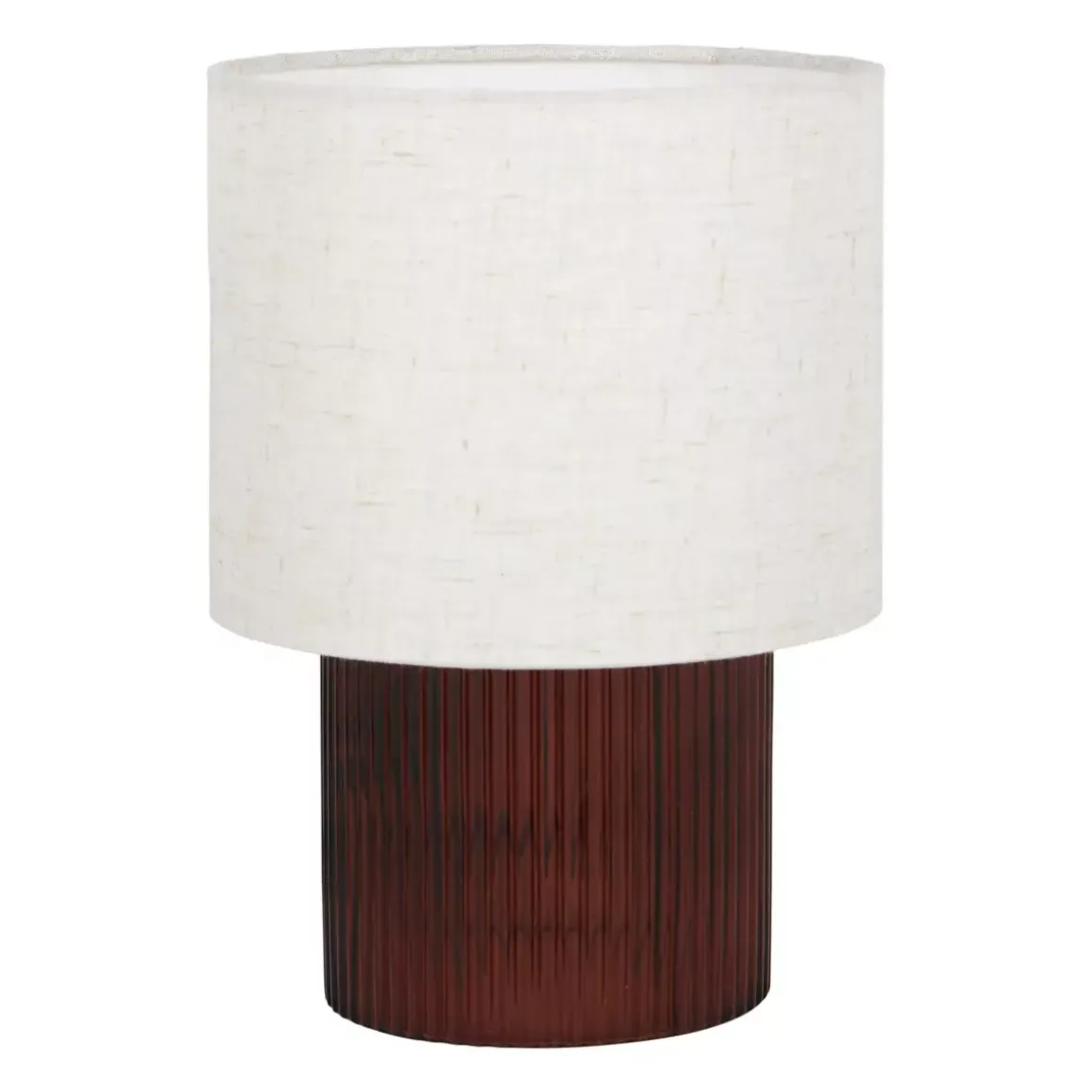 Lampada da tavolo (22 cm) Teca Marrone