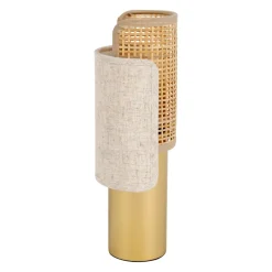 Lampada da tavolo (H28 cm) Bourgeon Beige e dorato