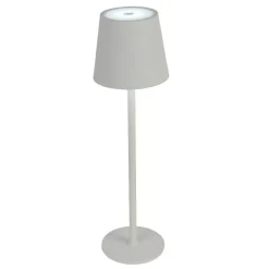 Lampada da tavolo senza fili ricaricabile USB 48 LED (H37 cm) Brooklyn Bianco