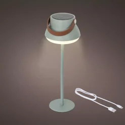 Lampada da tavolo solare 100 lumen (H36 cm) Tokyo Verde menta