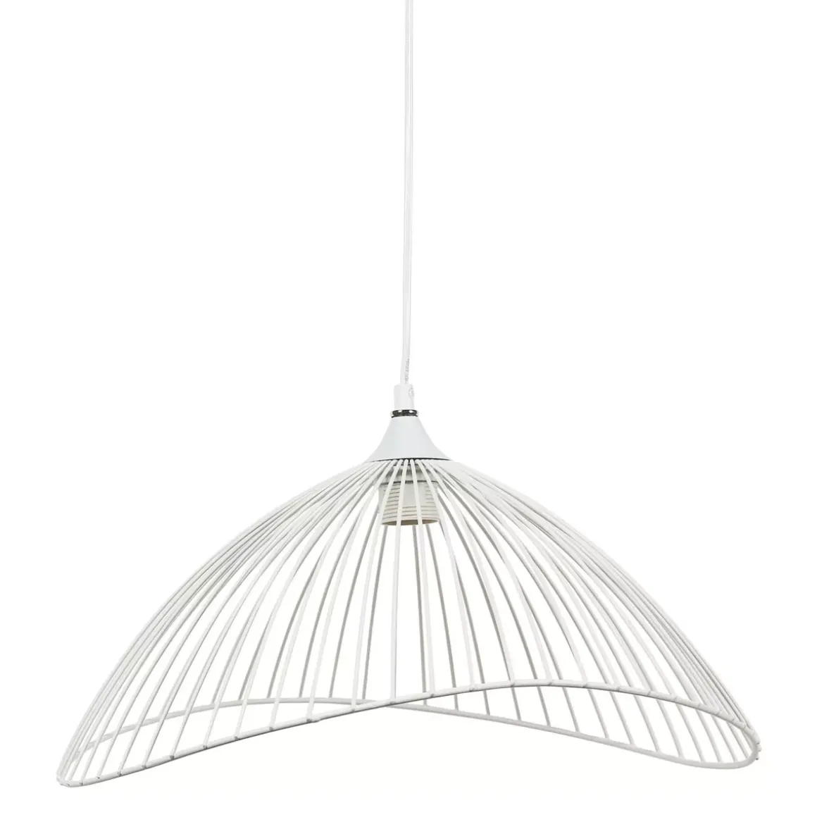 Lampadario a sospensione (D45 cm) Filla Bianco