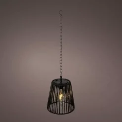 Lampada solare da giardino a sospensione LED (H58 cm) Midtown Nero