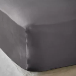 Discount Lenzuola con angoli in raso di bambù (140 x 190 cm) Sienna granito Lenzuola Con Angoli