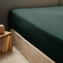 New Lenzuolo con angoli garza di cotone (140 x 200 cm) Gaïa Lenzuola Con Angoli