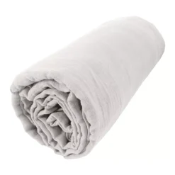 Sale Lenzuolo con angoli garza di cotone (200 x 200 cm) Gaïa Grigio nuvola Lenzuola Con Angoli