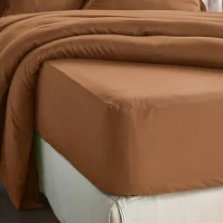Discount Lenzuolo con angoli in lyocell Tencel™ lavato (180 x 200 cm) Olivia Lenzuola Con Angoli