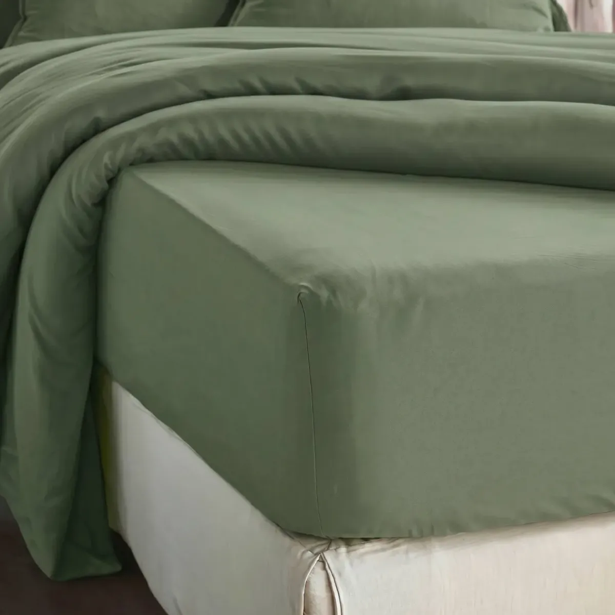 Discount Lenzuolo con angoli in lyocell Tencel™ (140 x 200 cm) Olivia Lenzuola Con Angoli