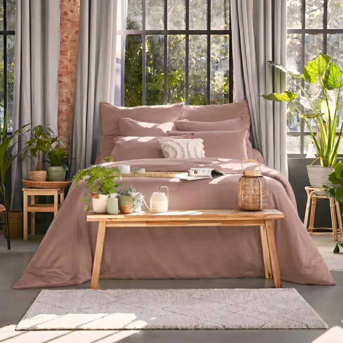 Online Lenzuolo con angoli in lyocell Tencel™ (140 x 190 cm) Olivia blush Lenzuola Con Angoli