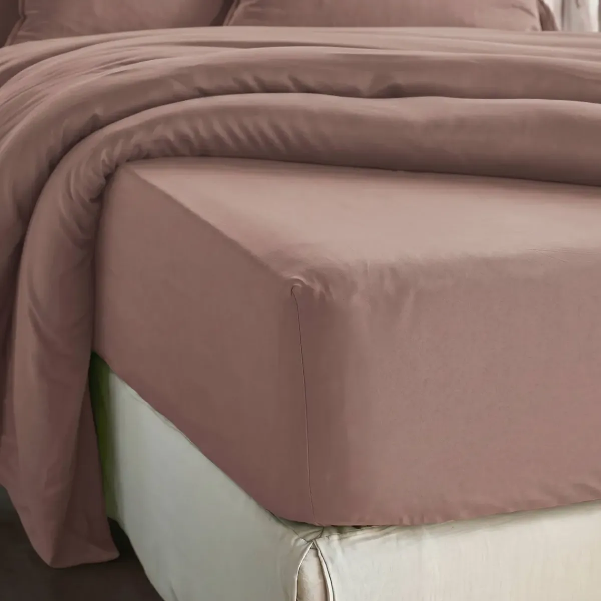 Online Lenzuolo con angoli in lyocell Tencel™ (140 x 190 cm) Olivia blush Lenzuola Con Angoli