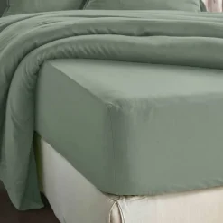 Discount Lenzuolo con angoli in lyocell Tencel™ (140 x 190 cm) Olivia Lenzuola Con Angoli