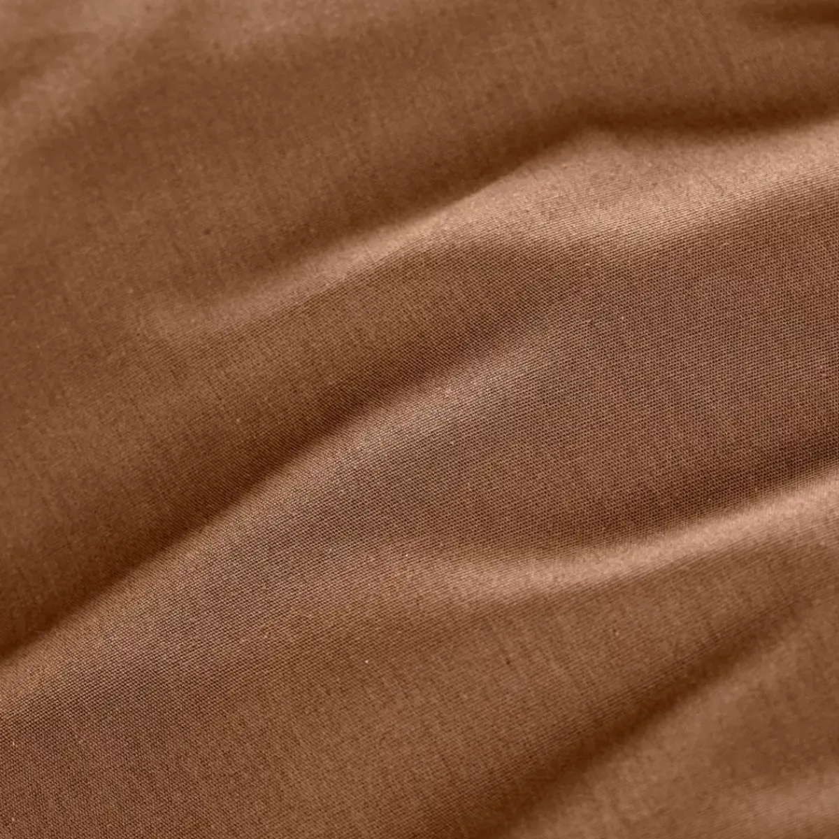 Clearance Lenzuolo con angoli percalle di cotone (180 x 200 cm) Cali Marrone Lenzuola Con Angoli