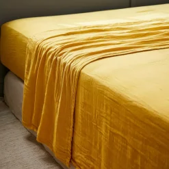 Outlet Lenzuolo sopra garza di cotone (240 x 300 cm) Gaïa Lenzuola Superiori
