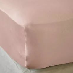 Online Lenzuolo sotto in raso di bambù (200 x 200 cm) Sienna Rose blush Lenzuola Con Angoli