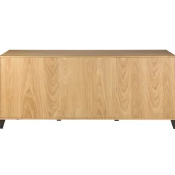 Madia 3 ante 1 cassetto in rovere massiccio (190 x 80 cm) Bristol Naturale