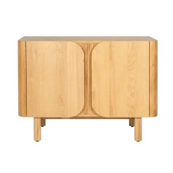 Madia 2 ante in rovere massiccio (107 x 80 cm) Oakland Naturale