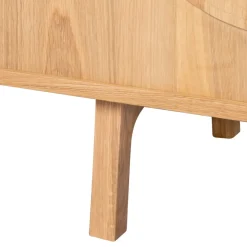 Madia 4 ante in rovere (200 x 80 cm) Olys Naturale