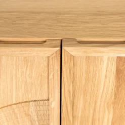 Madia 4 ante in rovere (200 x 80 cm) Olys Naturale