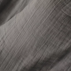 Best Mantovana garza di cotone (180 x 200 cm) Gaïa Grigio granito Accessori Letto
