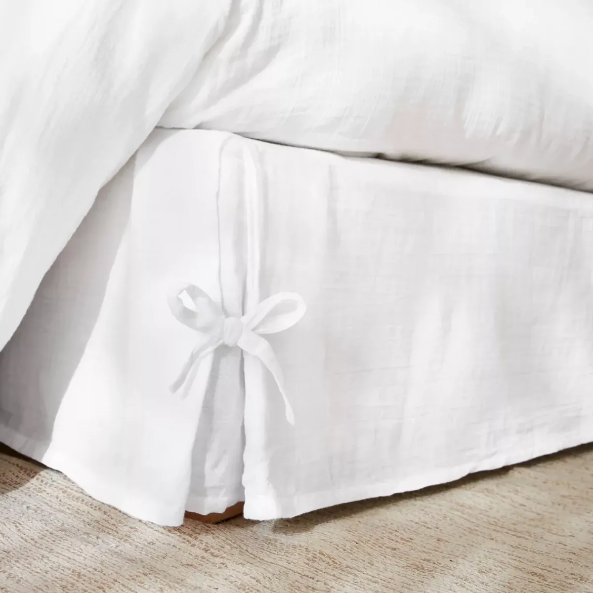 Discount Mantovana garza di cotone (160 x 200 cm) Gaïa chantilly Accessori Letto