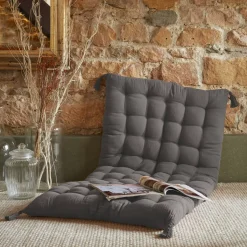 Hot Materassino da pavimento in cotone (60 x 120 cm) Gaia Granito Grigio Cuscini Da Pavimento