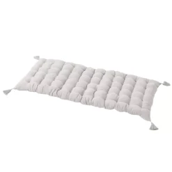Sale Materassino da pavimento in garza di cotone (60 x 120 cm) Gaia Grigio nuvola Cuscini Da Pavimento