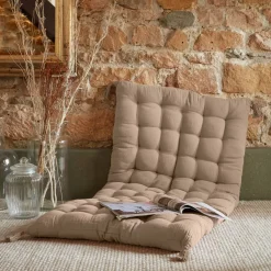 Hot Materasso da pavimento garza di cotone (60 x 120 cm) Gaïa Marrone Cuscini Da Pavimento