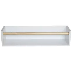 Mensola da parete bambino legno (H12 cm) Zoa Bianca