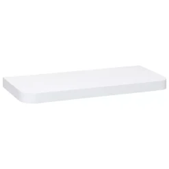 Mensole da parete in legno (60 cm) Angoli arrotondati Fixy Bianca