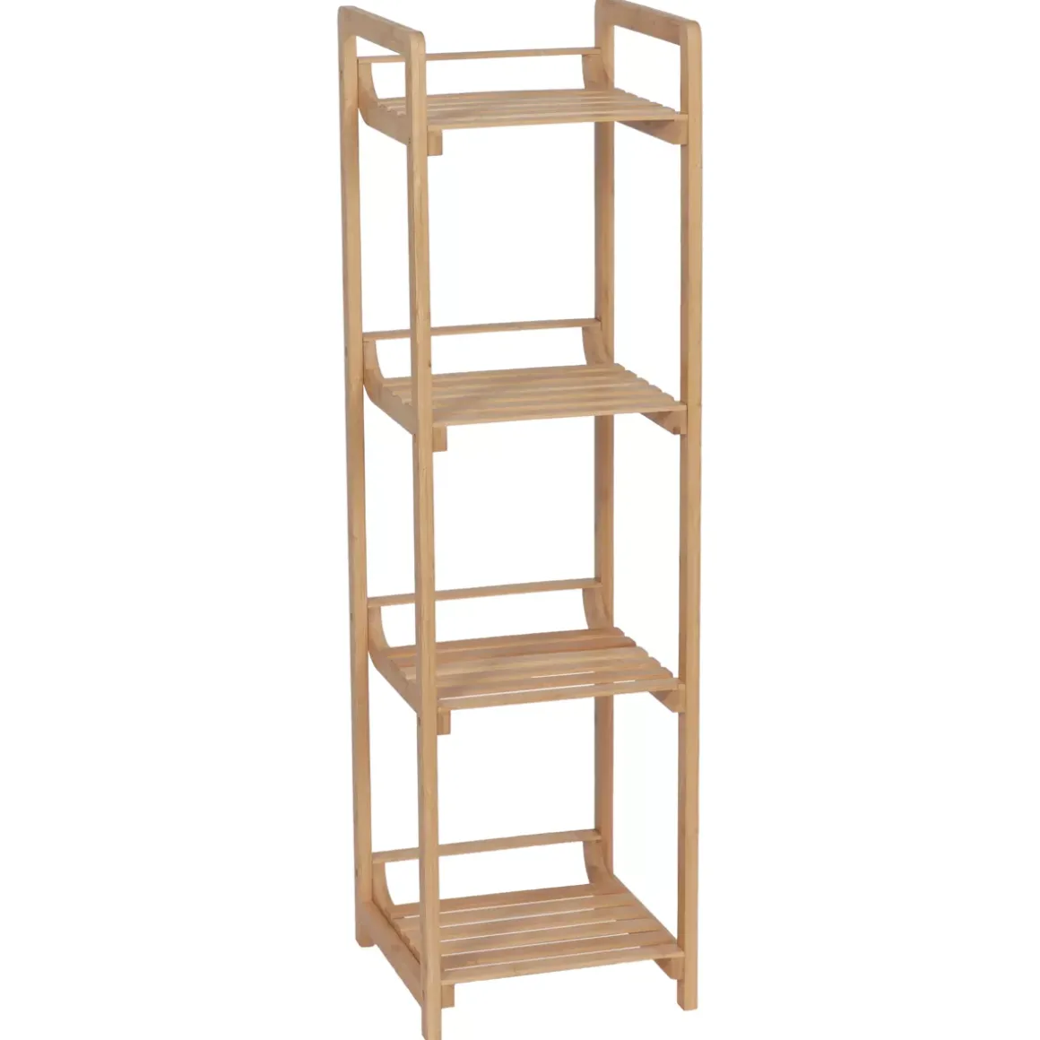 Mobile da bagno in bambù 4 ripiani (30 x H104 cm) Harmonie Naturale