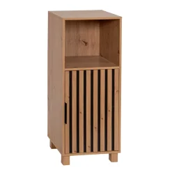 Mobiletto basso bagno in legno (86 x 35 cm) Karma Naturale
